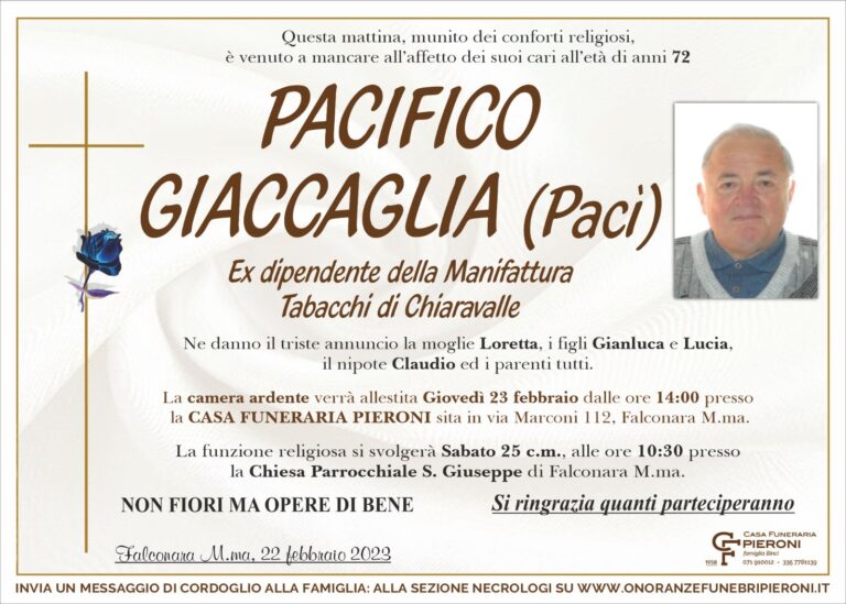 manifesto Pacifico Giaccaglia